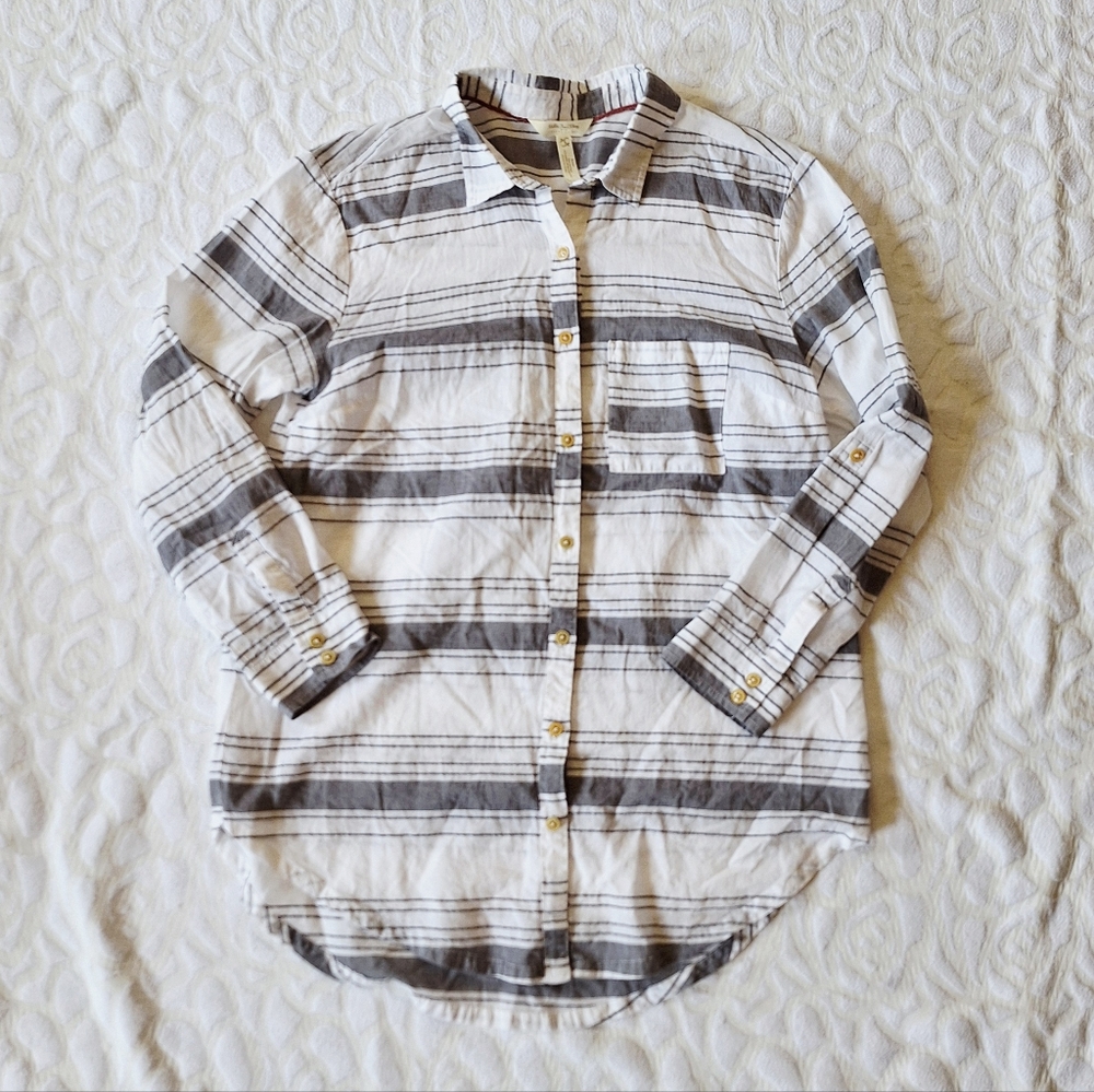 Matilda Jane Joanna Gaines Button Up Shirt Small S